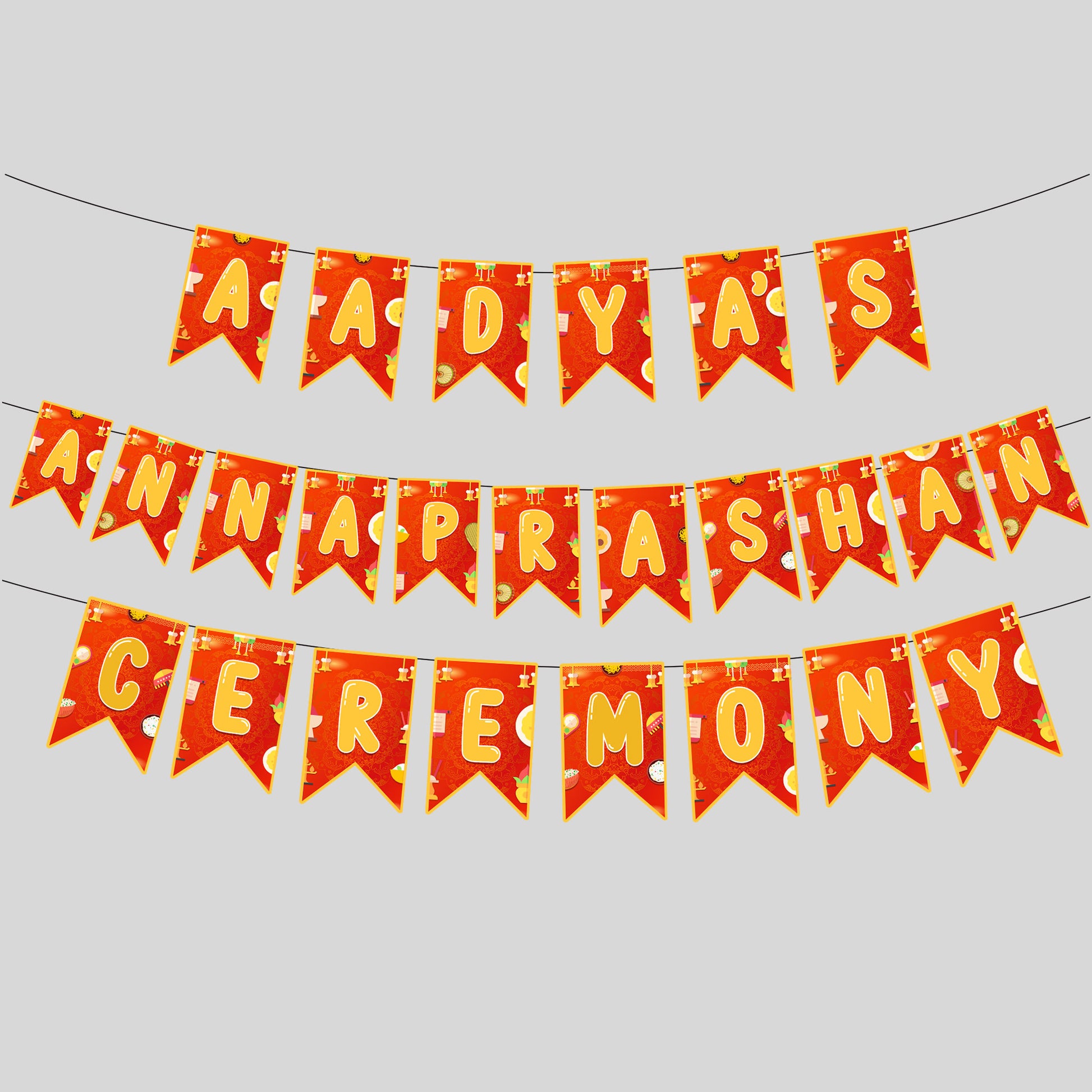Annaprasanam Paper Bunting D1