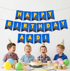 Avenger Theme Personalized Paper Bunting