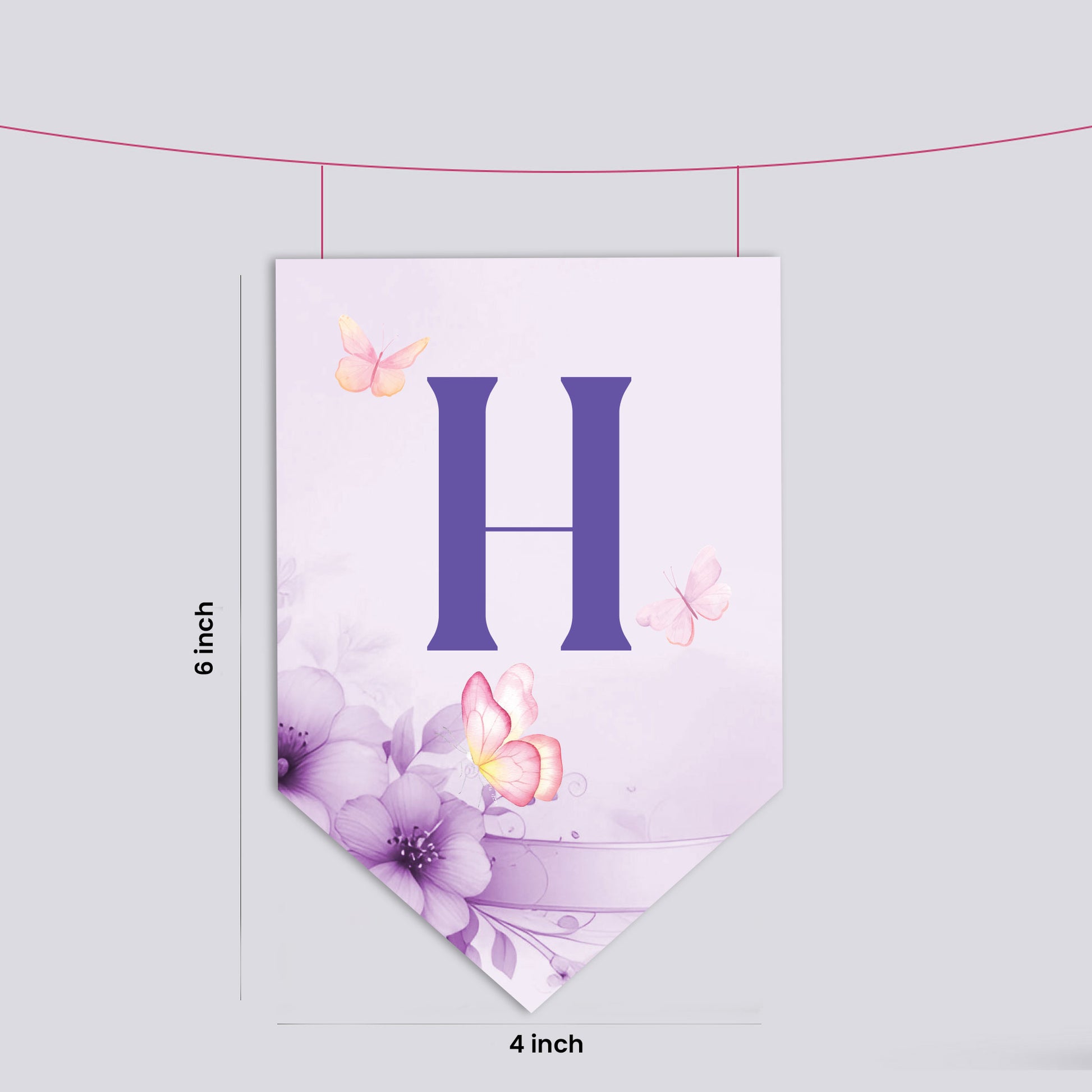 Butterfly Theme Personalized Banner