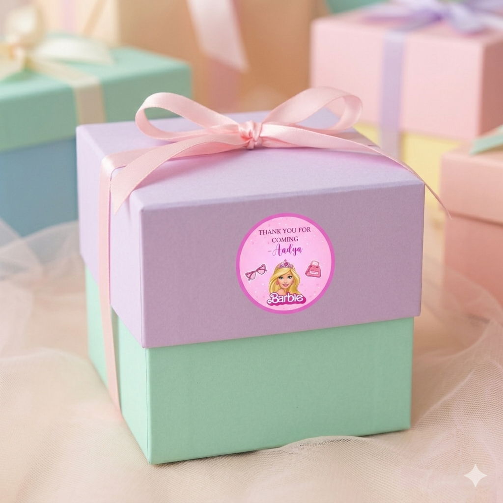 Barbie Theme Sticker