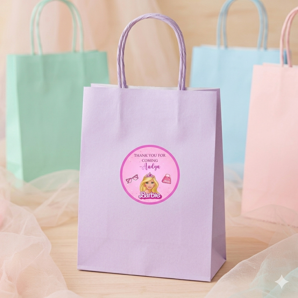 Barbie Theme Sticker