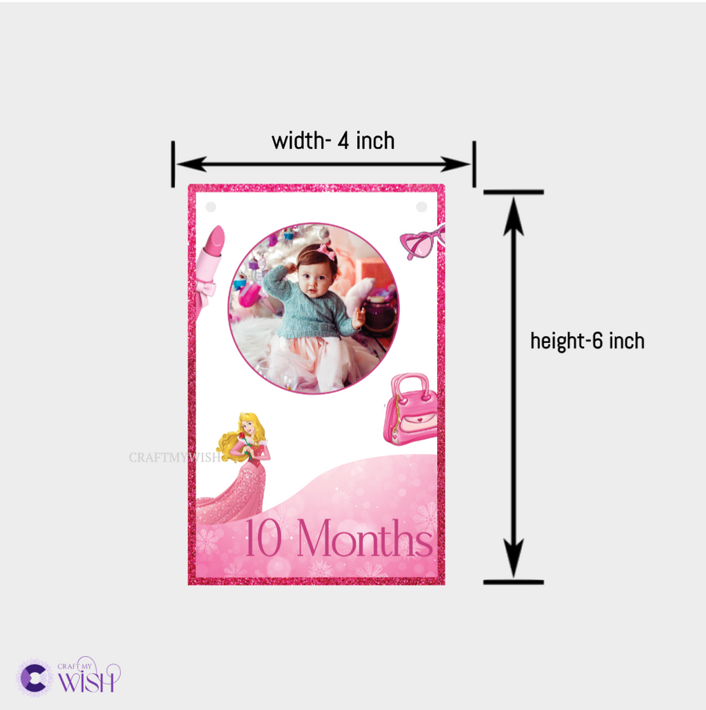 Barbie 12 Months Photo Banner