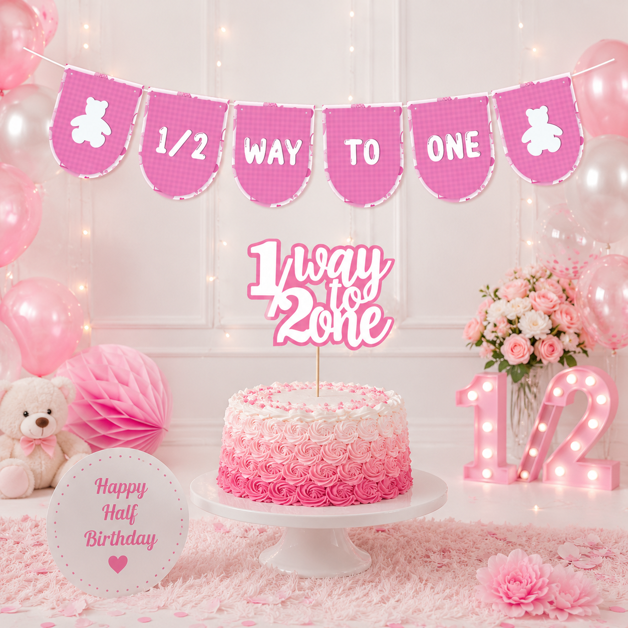 SIX Months/ Half Birthday Basic Package For Baby GIRL