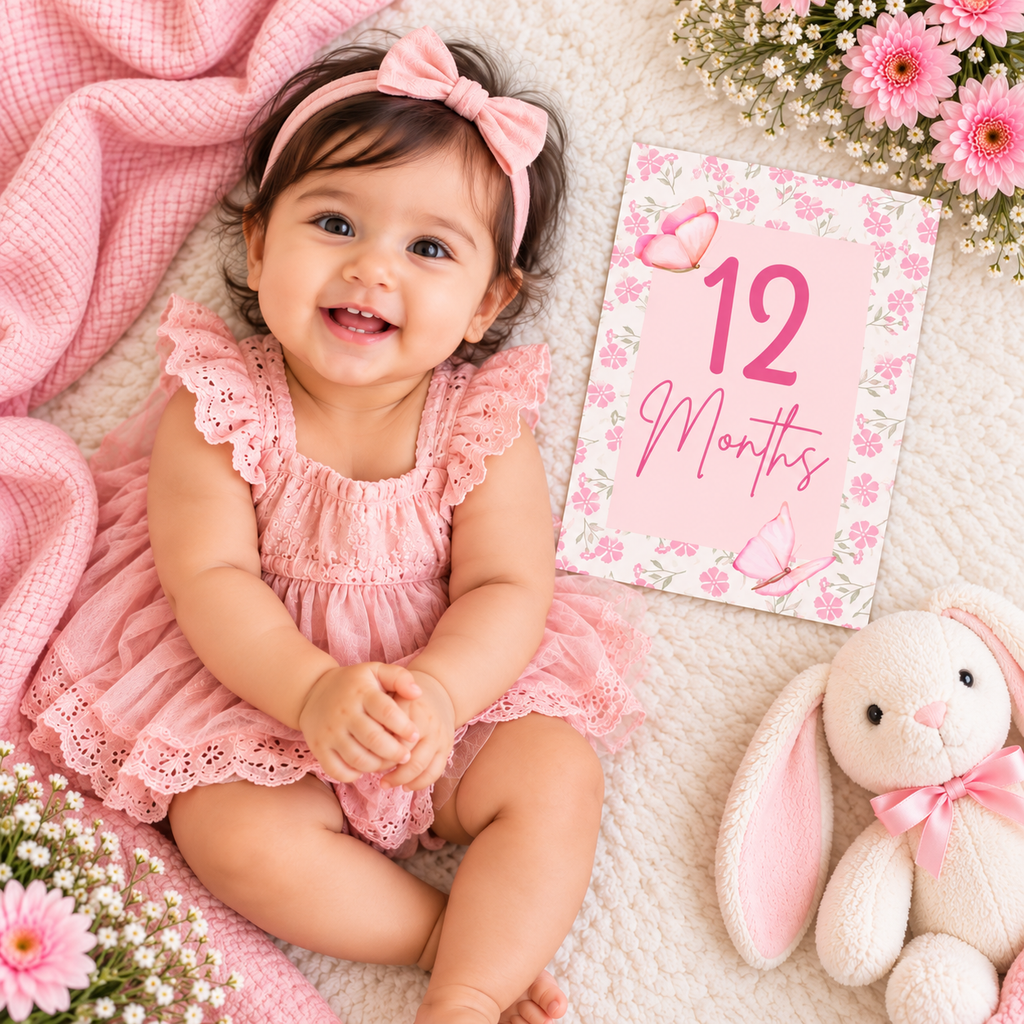 Butterfly Theme Milestone Cards  |  Baby Monthly Cards