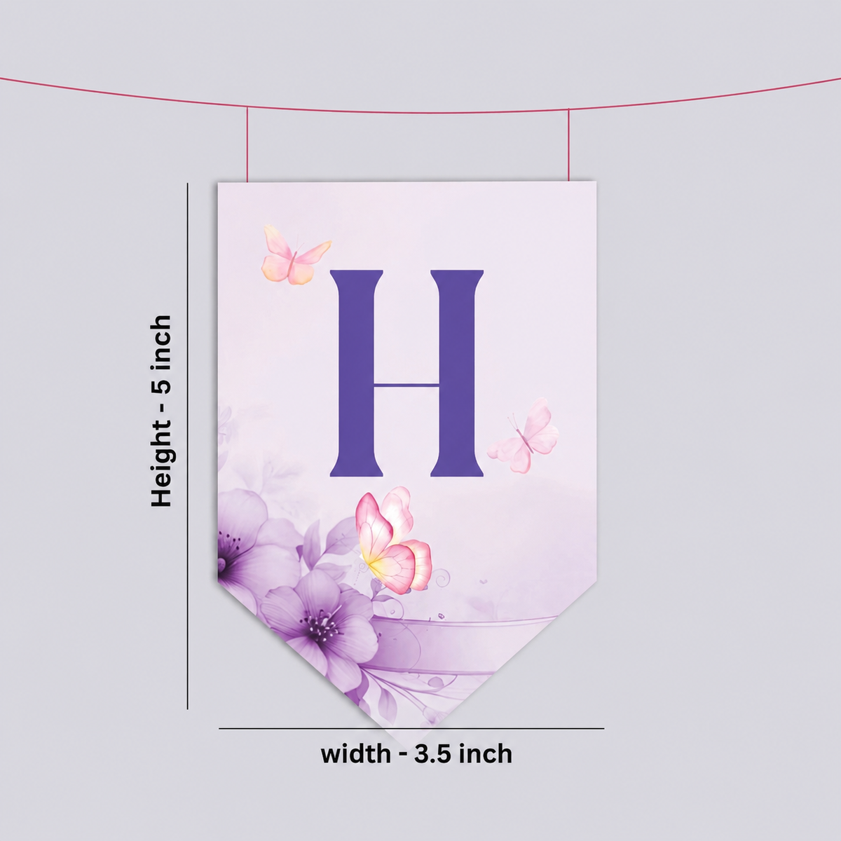 Butterfly Theme Personalized Banner