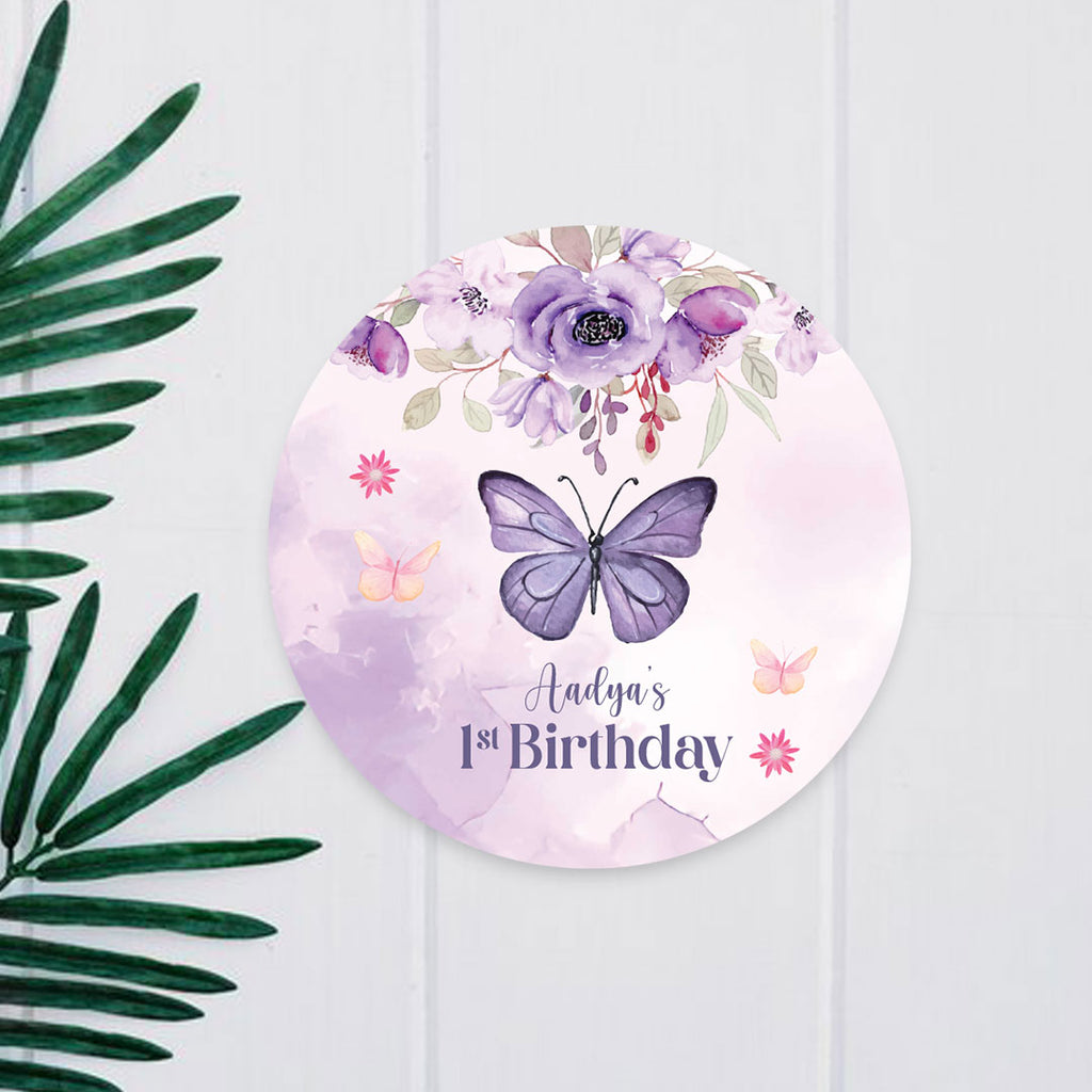 Butterfly Theme Sticker