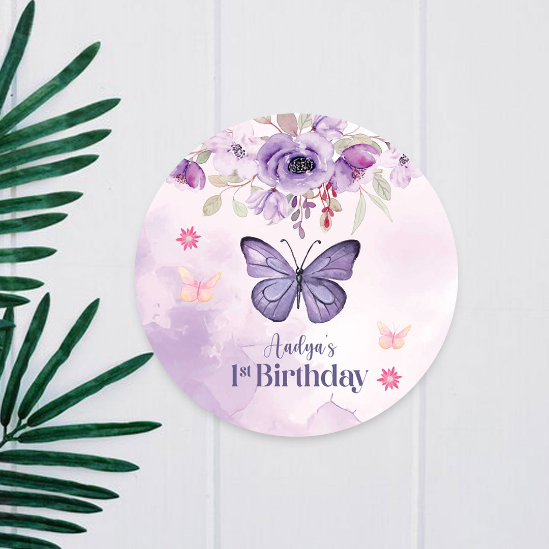 Butterfly Theme Sticker