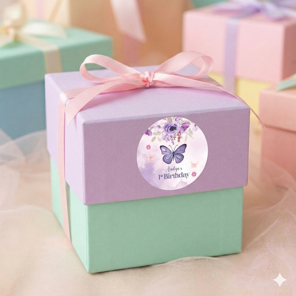 Butterfly Theme Sticker