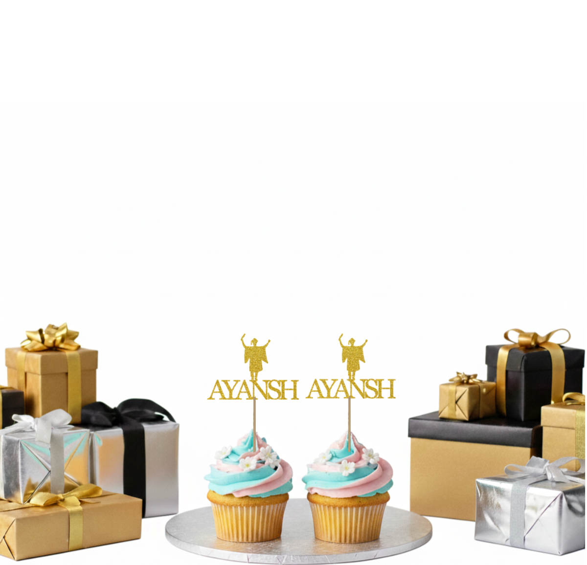 Graduation Cup Cake Topper