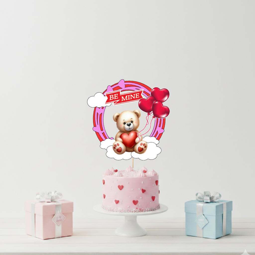 Valentine Day Cake Topper D1