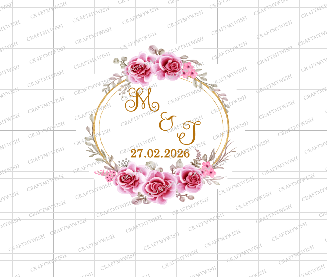 Anniversary Cake Topper D2