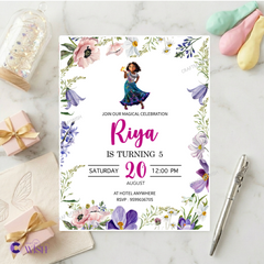 Encanto Theme Birthday invite