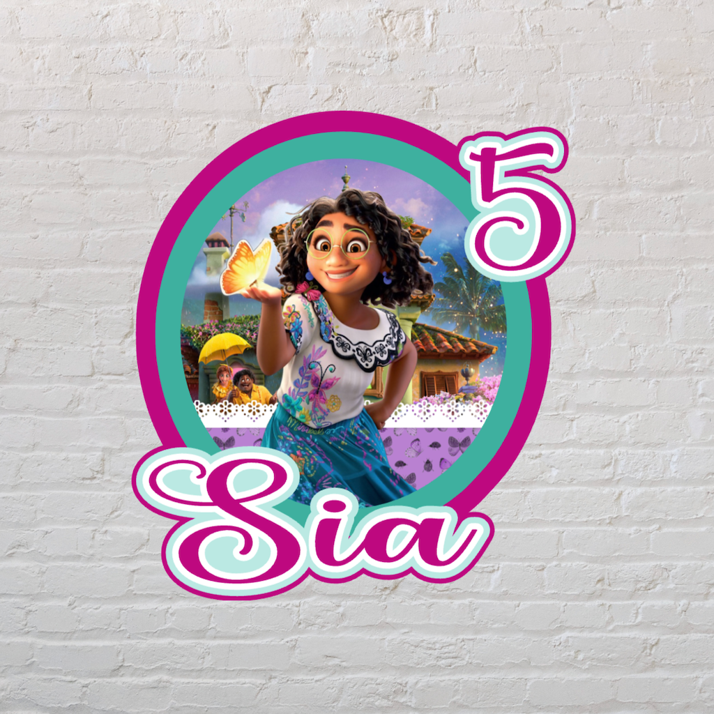 Encanto Theme Cake Topper Printed