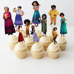Encanto Theme Cup Cake Topper Design1