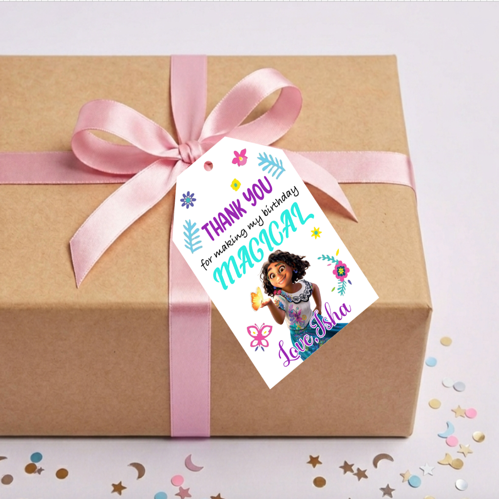 Encanto Theme Gift Tag