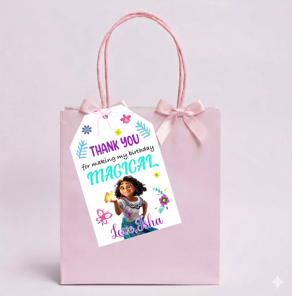 Encanto Theme Gift Tag