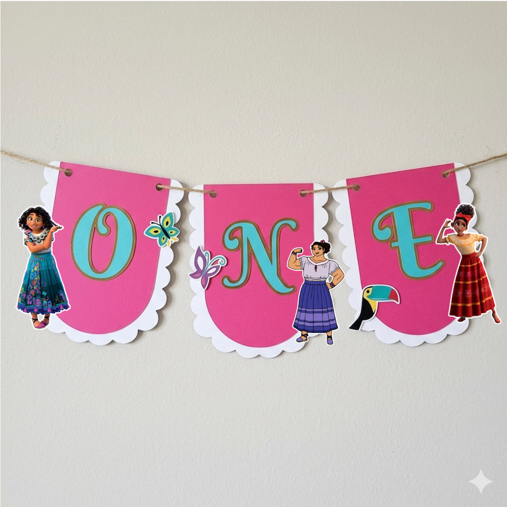 Encanto Theme High Chair Banner