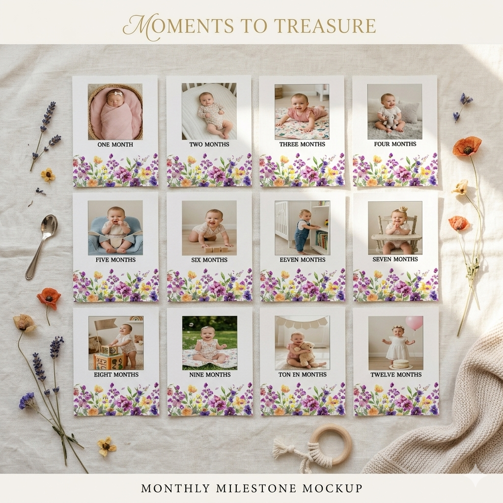 Encanto Theme 12 Months Photo Banner