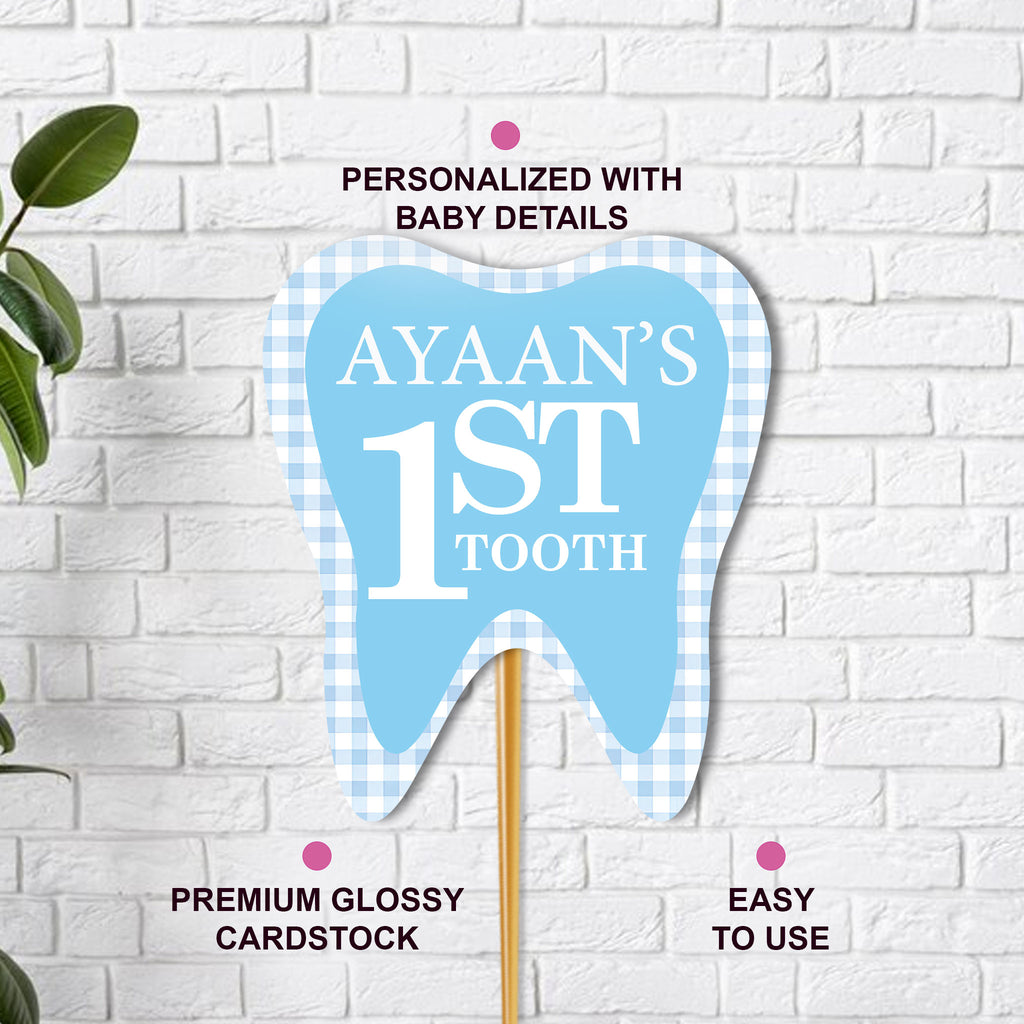 First Tooth Cake Topper  D2