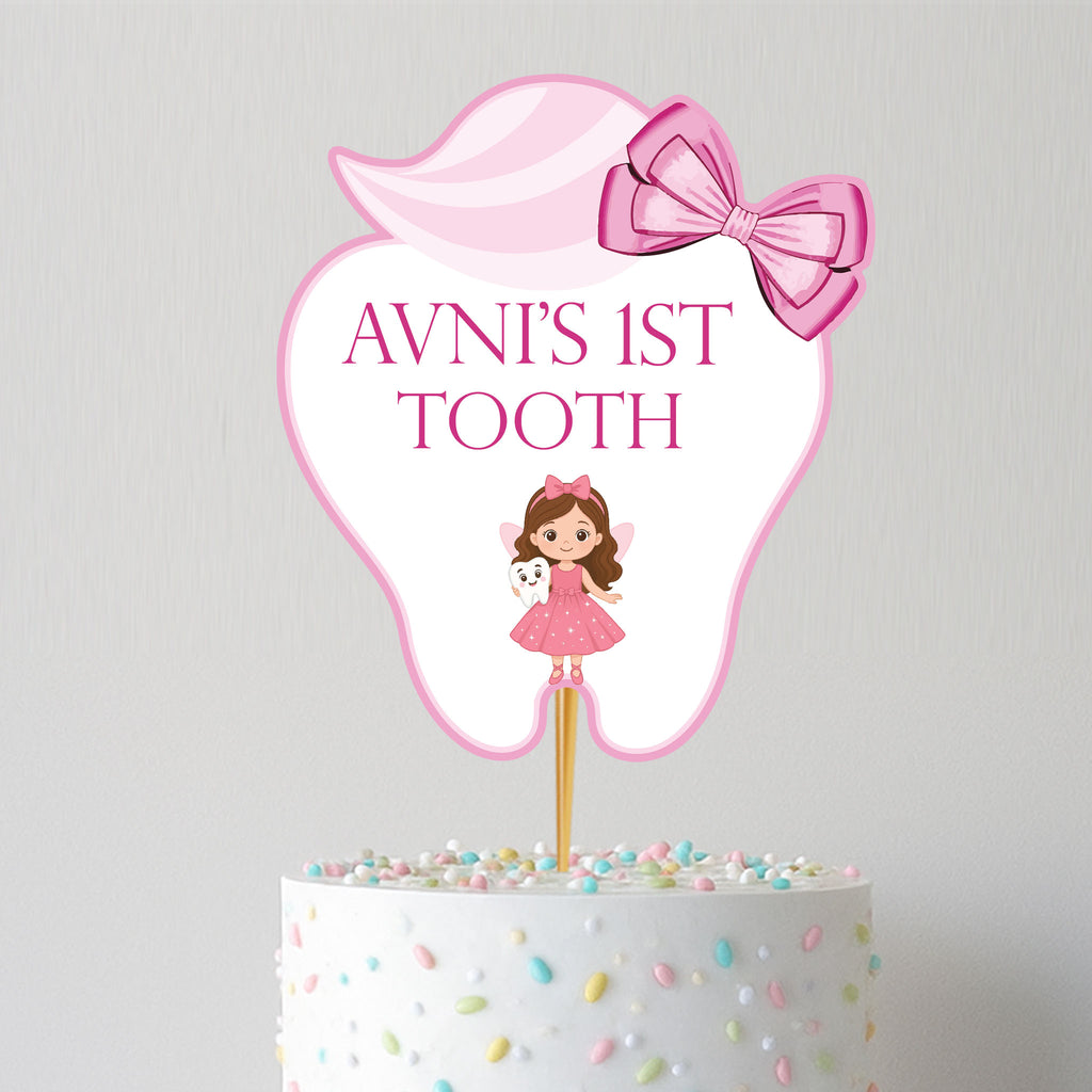 First Tooth Cake Topper  D2