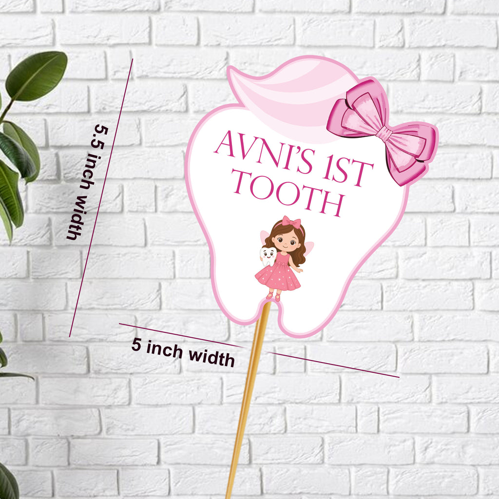 First Tooth Cake Topper  D2