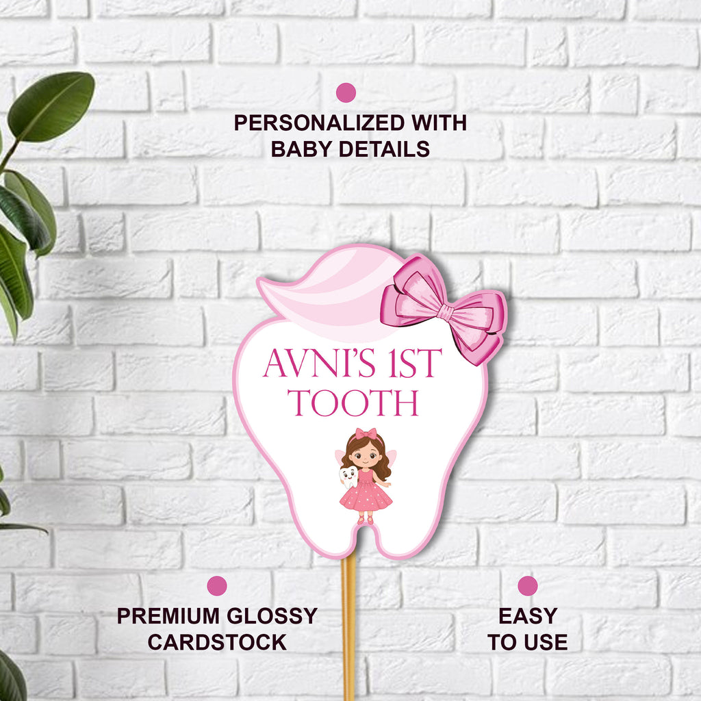 First Tooth Cake Topper  D2