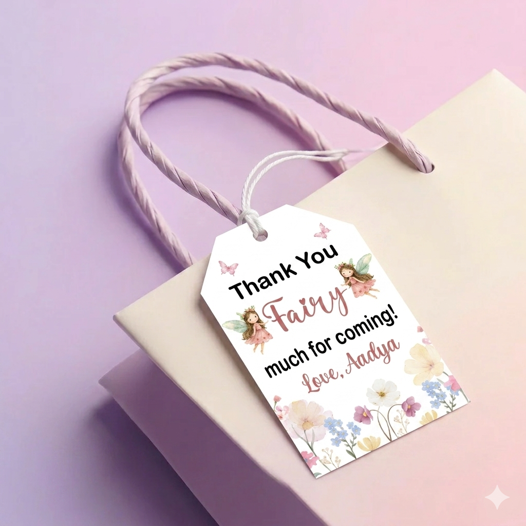 Fairy Theme Gift Tag
