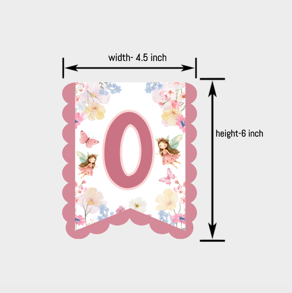 Fairy Theme High Chair Banner