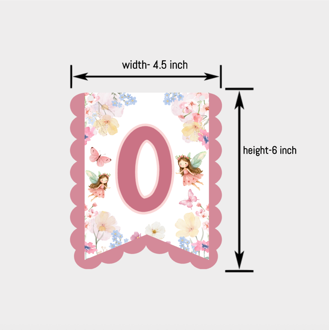Fairy Theme High Chair Banner