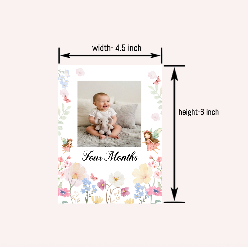 Fairy Theme 12 Months Photo Banner
