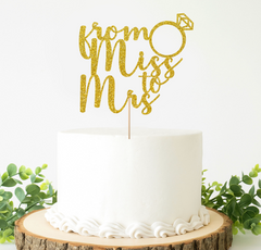 Bridal Shower Cake Topper Design 3