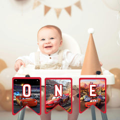 Car Theme High Chair Banner