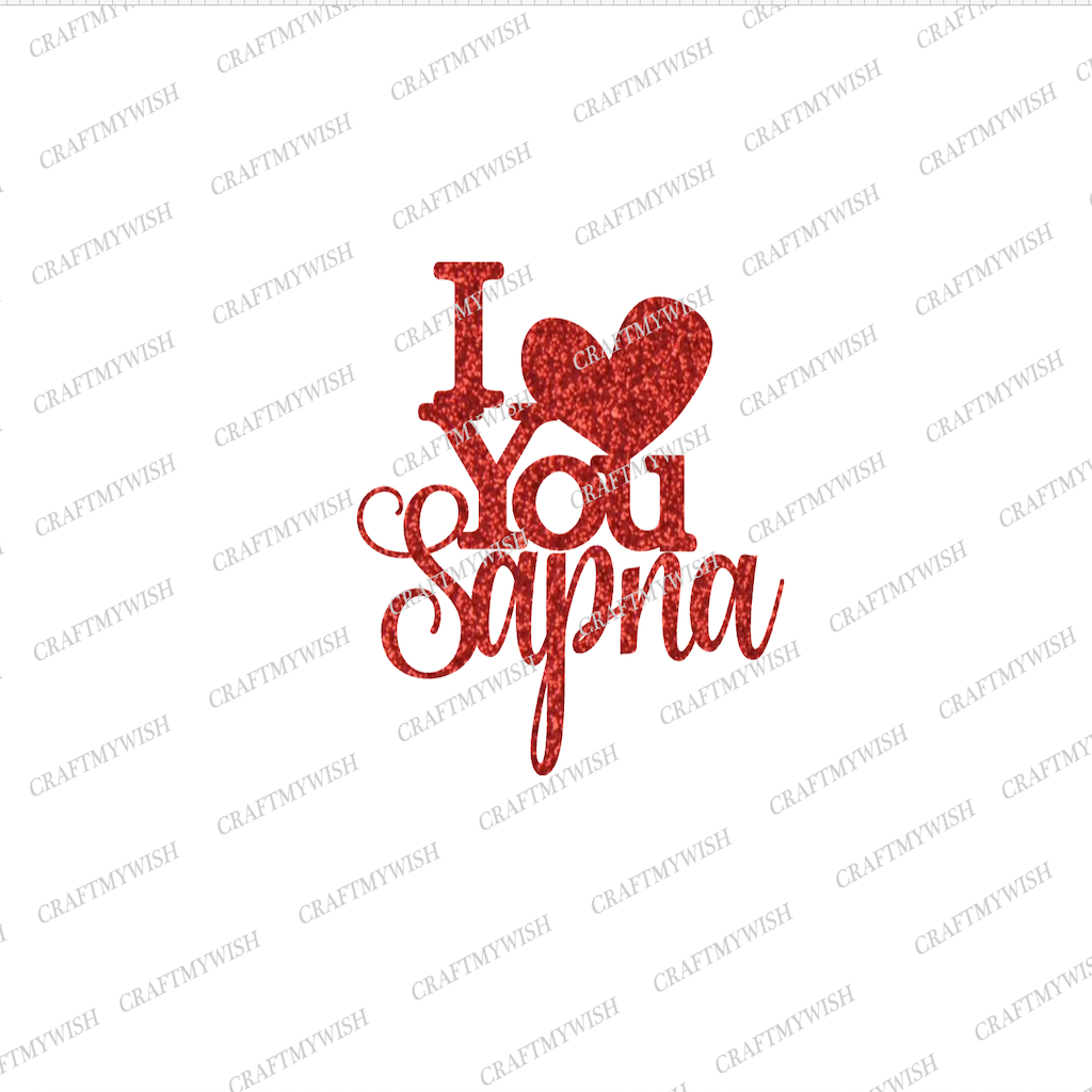 Valentine Day Cake Topper D2