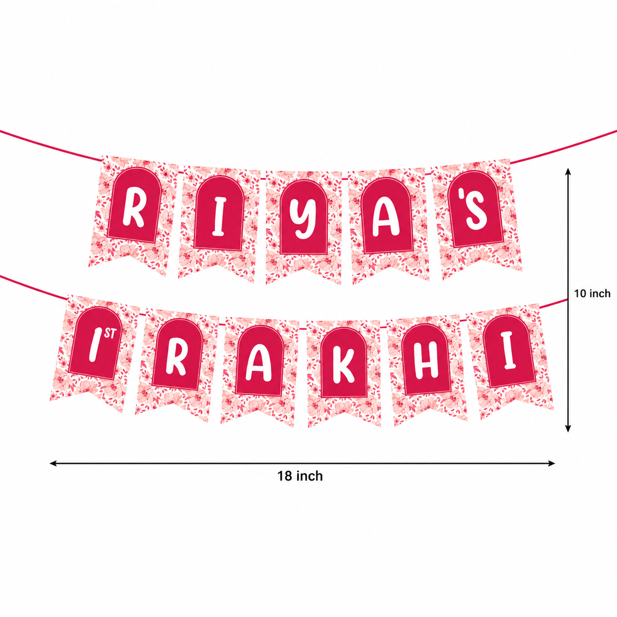 First Rakhi Celebration BASIC PACKAGE 1st Rakhi Banner & Props