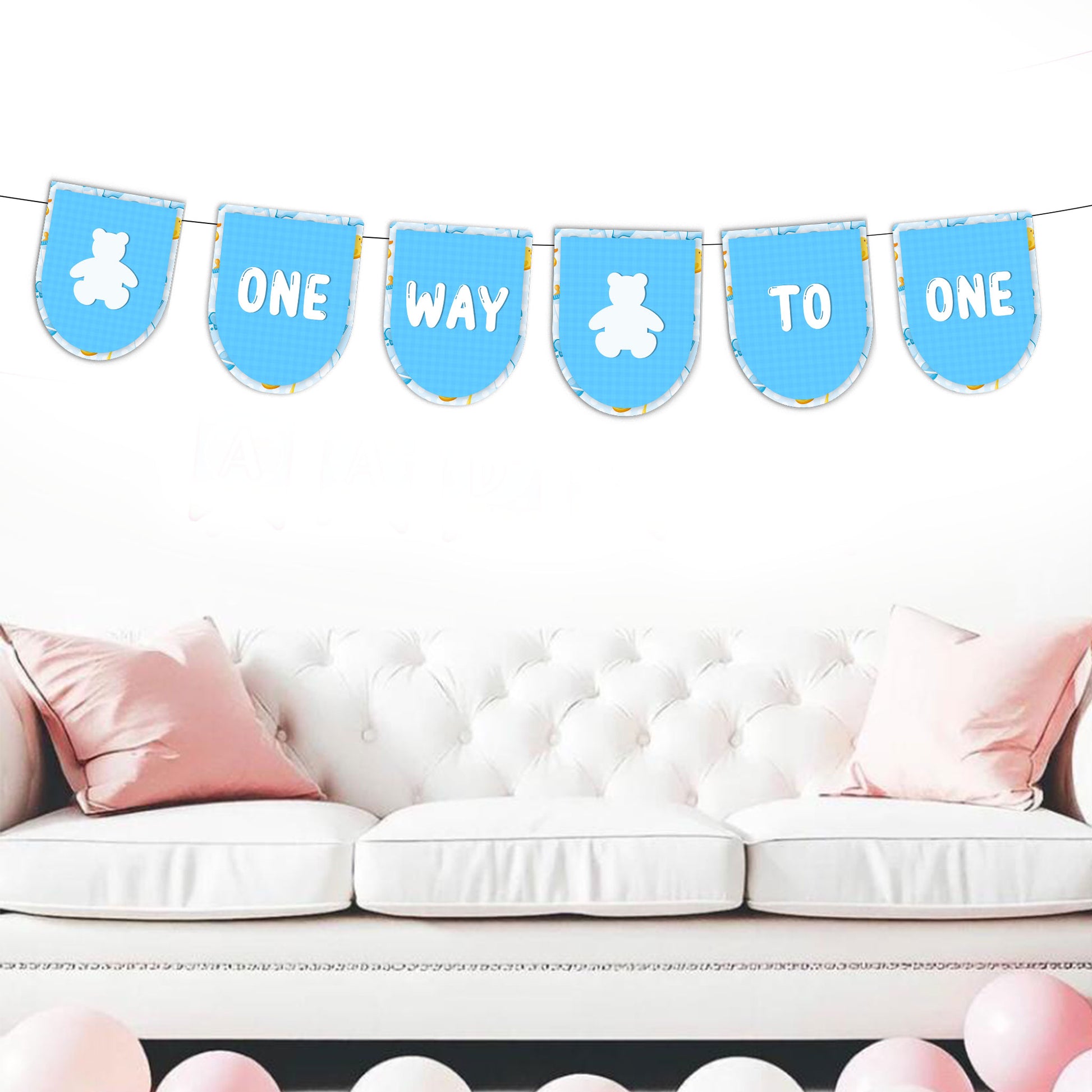 Half birthday banner D2