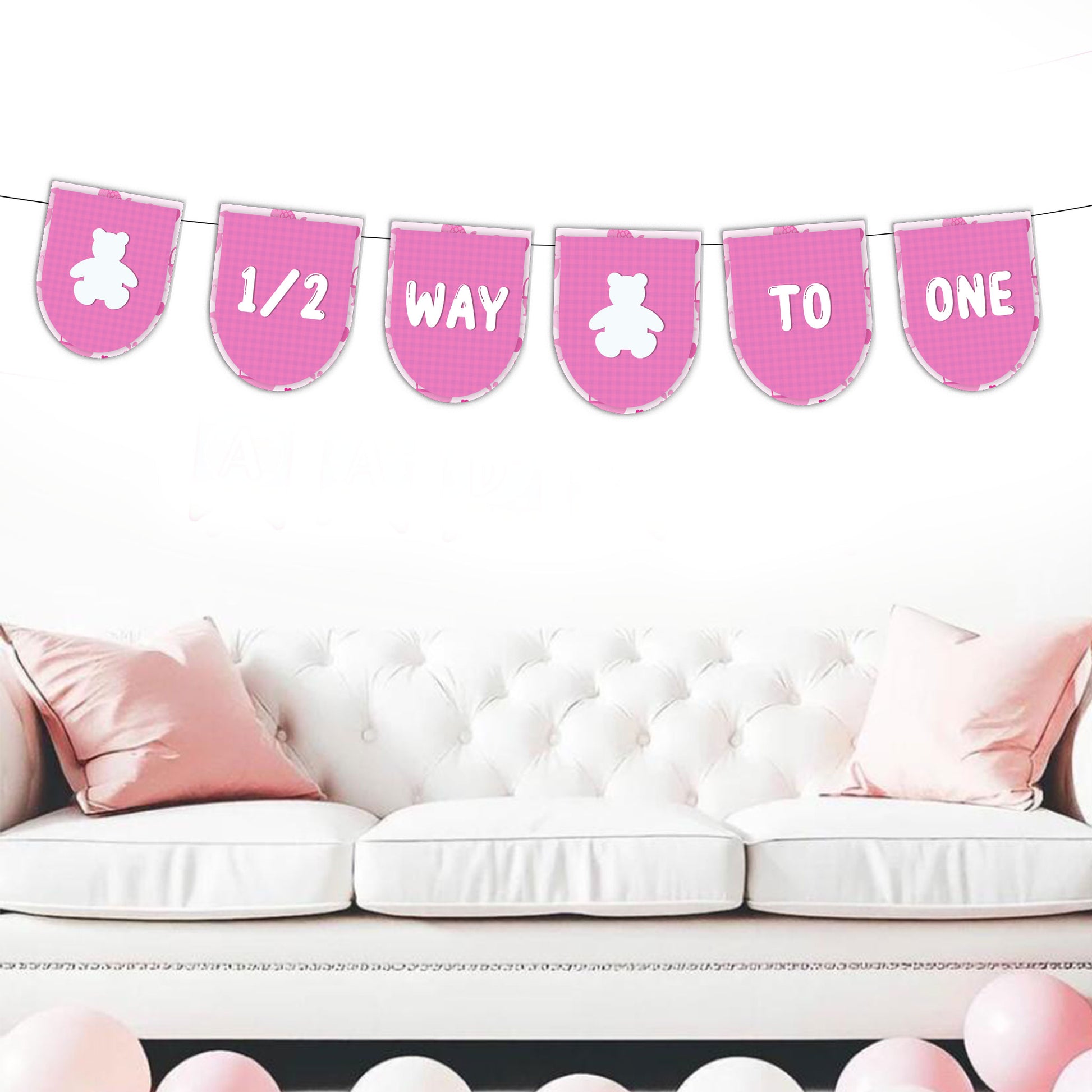 Half birthday banner D2