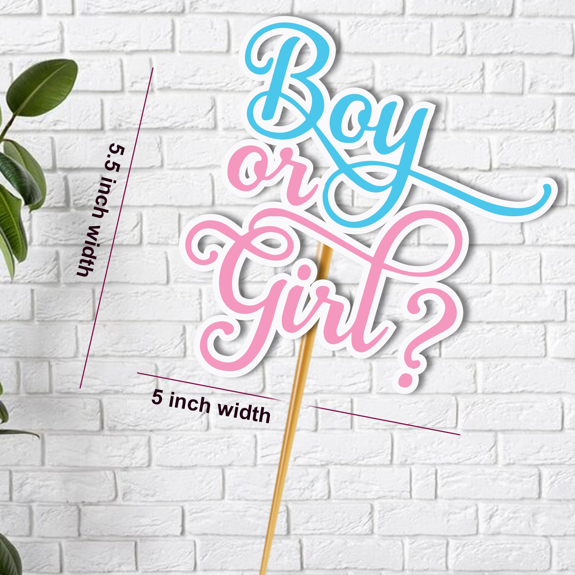 Baby Shower Cake Topper D1