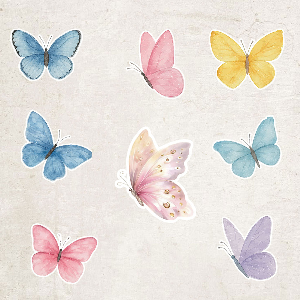 Butterfly Cake Toppers printed