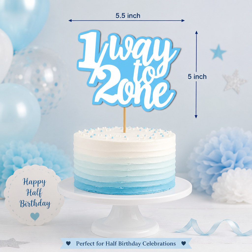 SIX Months/ Half Birthday Basic Package For Baby BOY