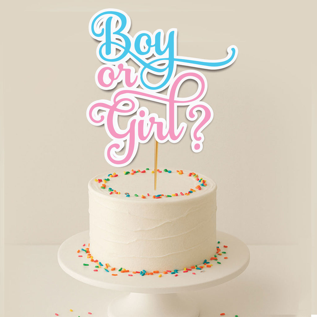 Baby Shower Cake Topper D1