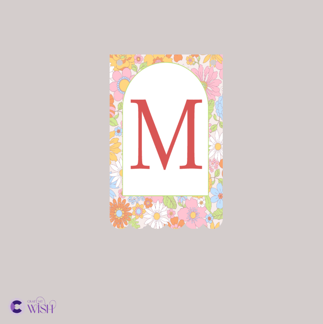 Personalized Naming Ceremony Bunting Banner | Paper Party Decor Colorful Print Design 4