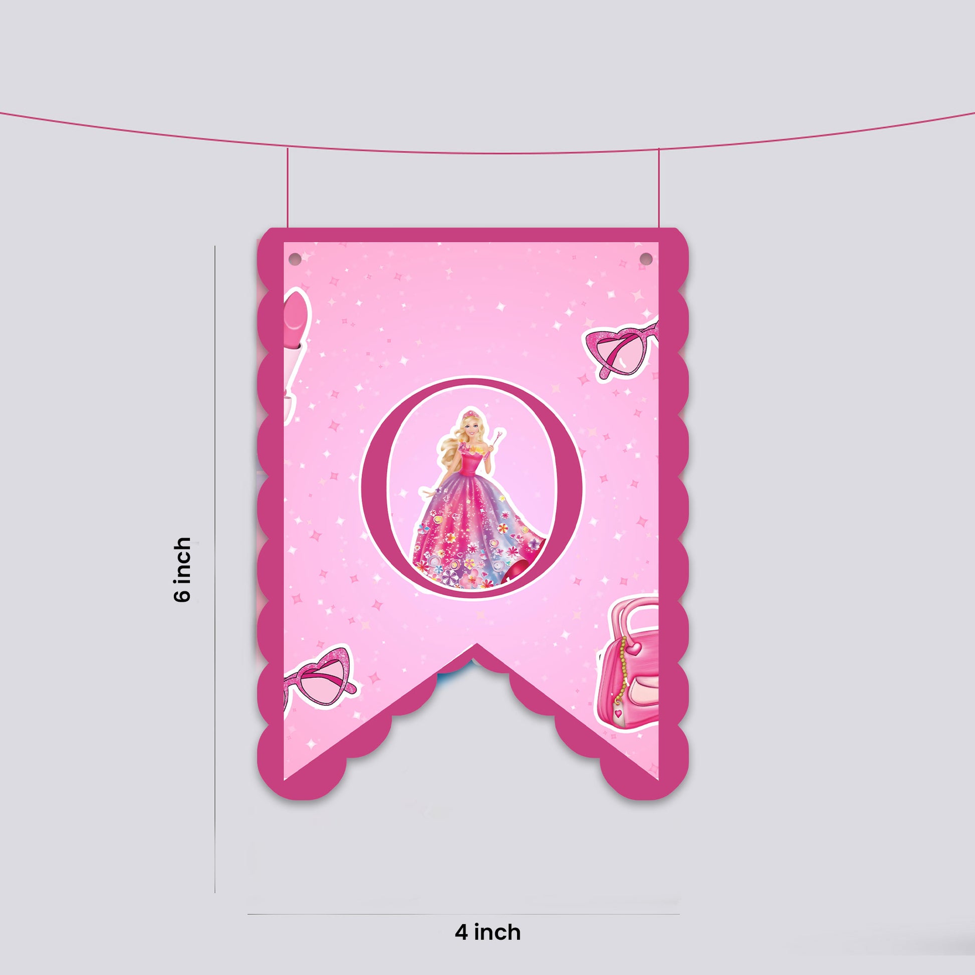 Barbie Theme High Chair Banner