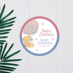 Baby Shower Sticker Design1