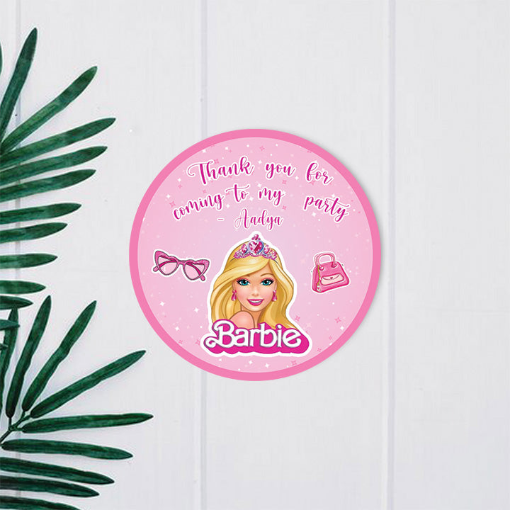 Barbie Theme Sticker