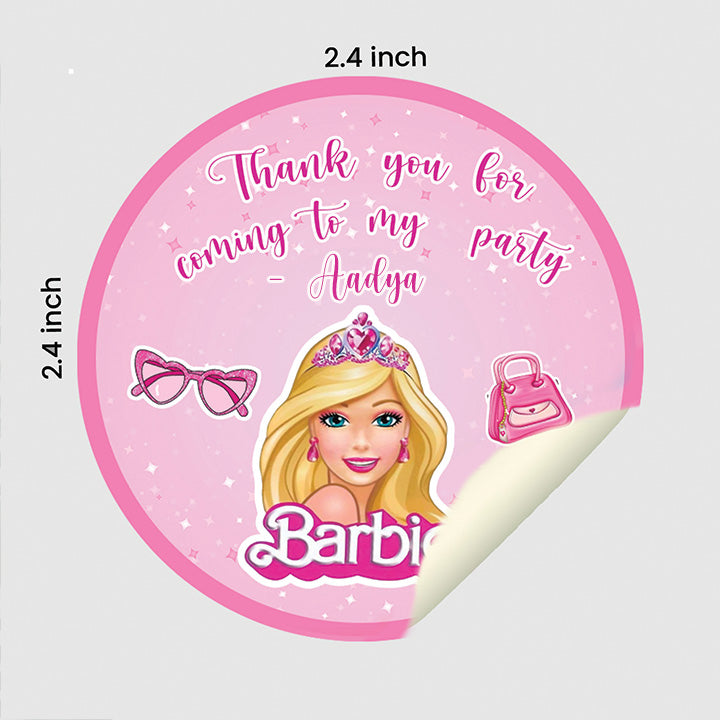 Barbie Theme Sticker